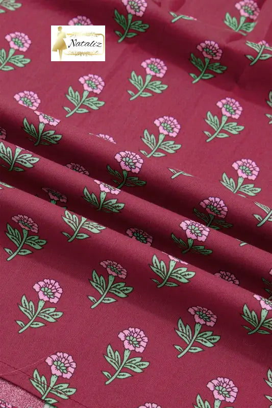 100% Cotton Red Contrast Collared V Neck Ricrac Trim Short Puff Sleeve Flower Blouse Dear-Lover Dropshipping