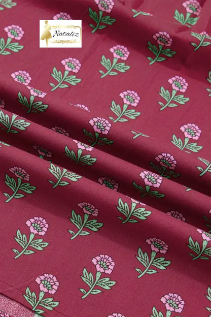 100% Cotton Red Contrast Collared V Neck Ricrac Trim Short Puff Sleeve Flower Blouse Dear-Lover Dropshipping