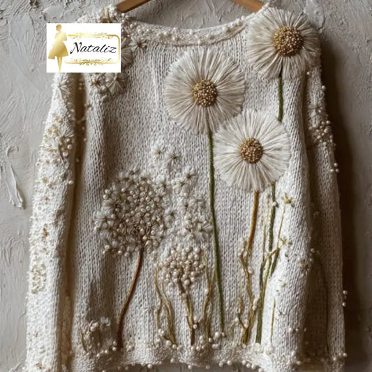 3D Flower Sweater Sweaters