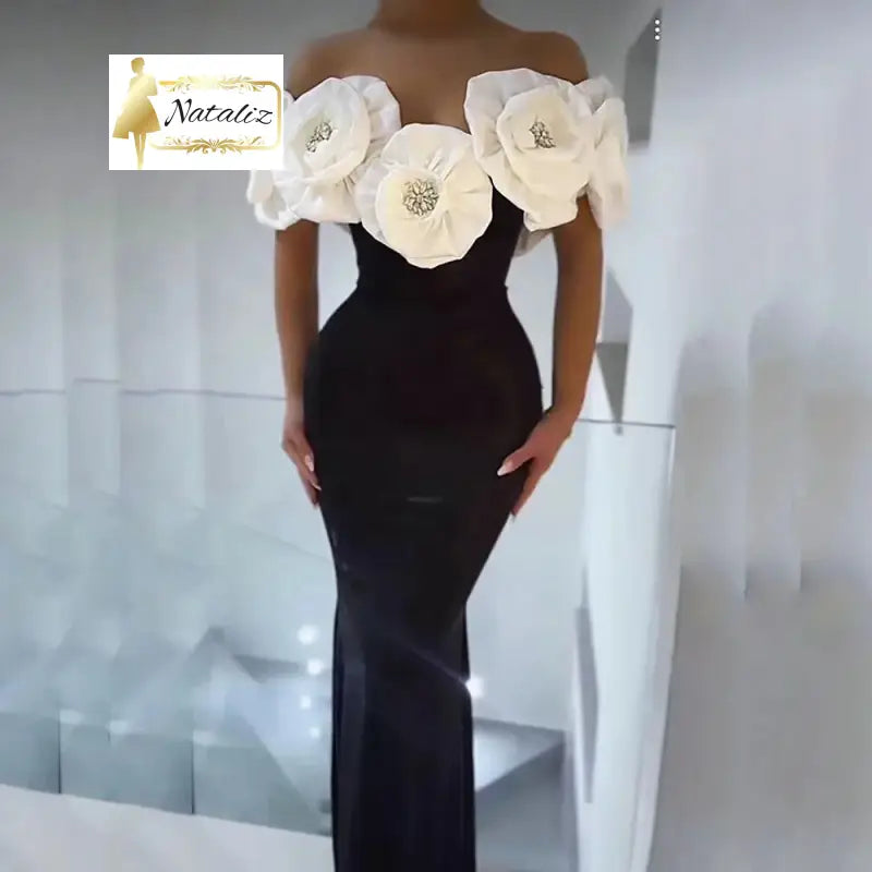 3D Flowers Elegant Dress Guangzhou Migu Garment Company Limited