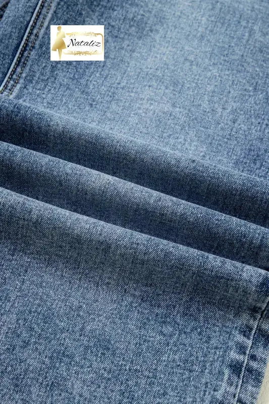 Ashleigh Blue Cuffed Straight Loose Jeans Dear-Lover Dropshipping