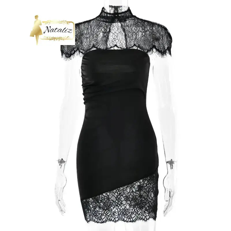 Chic Cape Shawl Strapless Dress Nataliz Boutique Shop