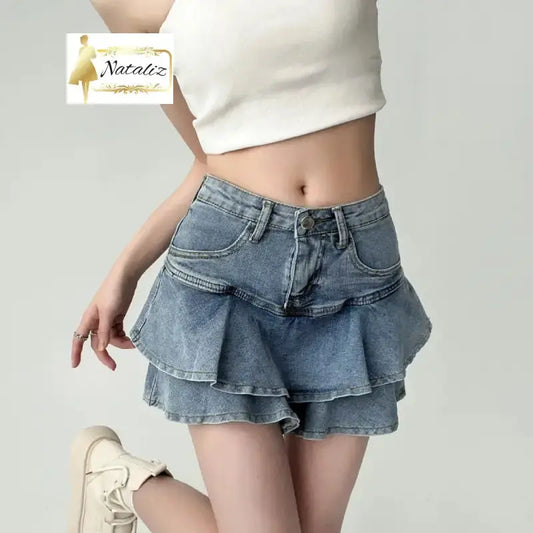 Designer Niche Figure-hugging Hot Girl Mini Skirt Skirts