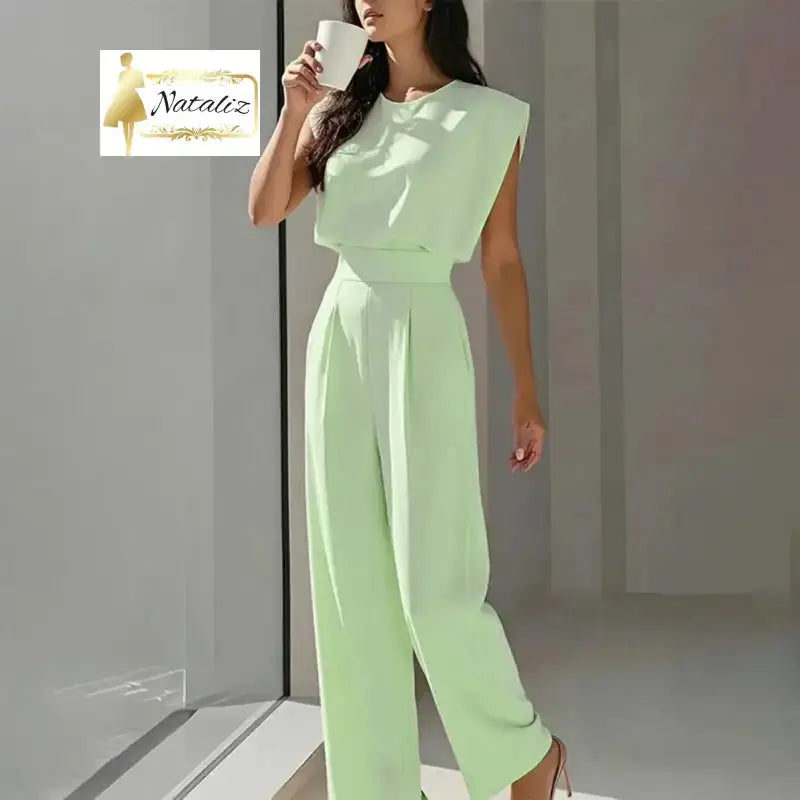 Elegant Hight Waist Jumpsuit Nataliz Boutique Shop