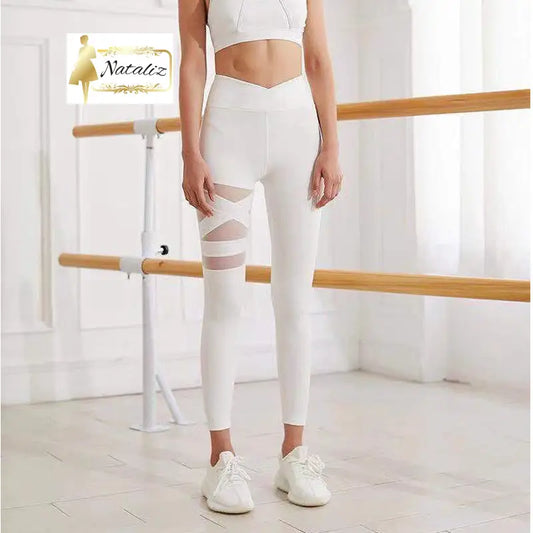 Gym Leggings Cross High Waist Yoga Pants Sport Pants
