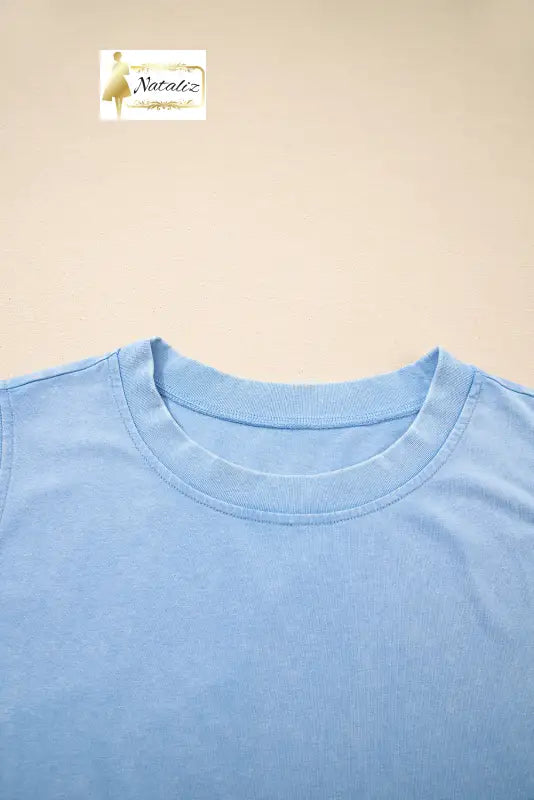 Myosotis 2 Pieces Mineral Wash Cotton Tank Top Lined Split Skirt Set Dear-Lover Dropshipping