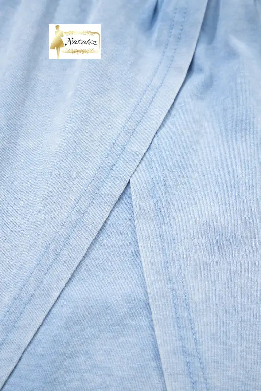 Myosotis 2 Pieces Mineral Wash Cotton Tank Top Lined Split Skirt Set Dear-Lover Dropshipping