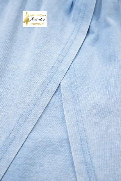 Myosotis 2 Pieces Mineral Wash Cotton Tank Top Lined Split Skirt Set Dear-Lover Dropshipping