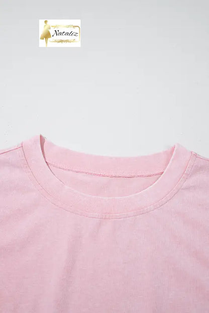 Myosotis 2 Pieces Mineral Wash Cotton Tank Top Lined Split Skirt Set Dear-Lover Dropshipping