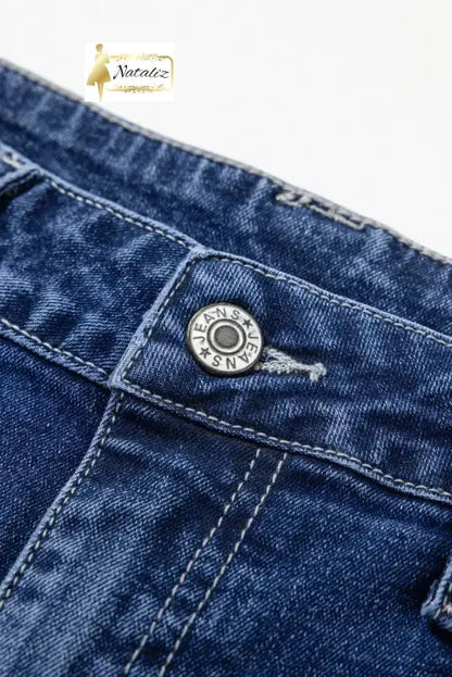 Sail Blue Wide Leg Pocketed High Waist Jeans Dear-Lover Dropshipping