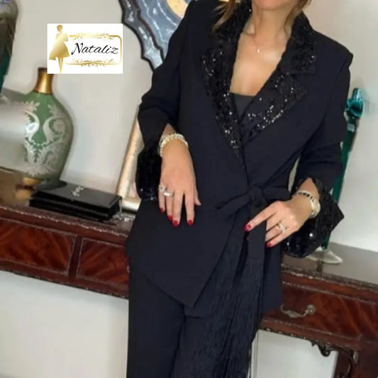 Stylish And Elegant Womens Suit Set Blazer And Trousers Suits