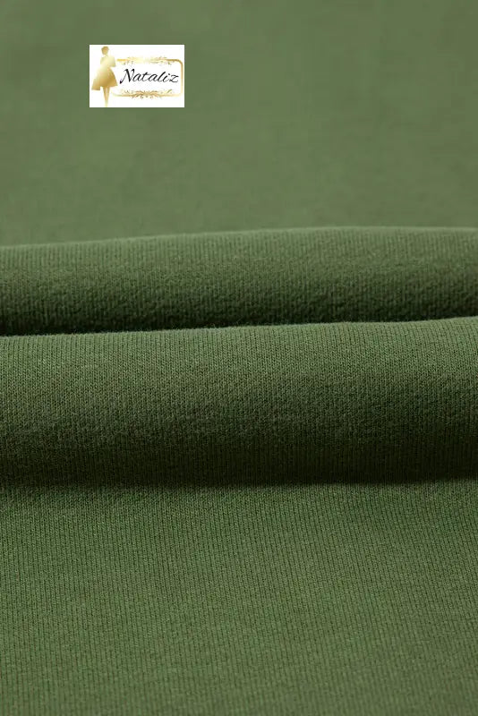 Vineyard Green Half Zip up Pullover Active Top and Joggers Set Dear-Lover Dropshipping