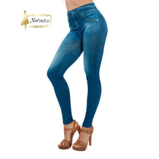 Women Winter Leggings Jeans Pants Jeans