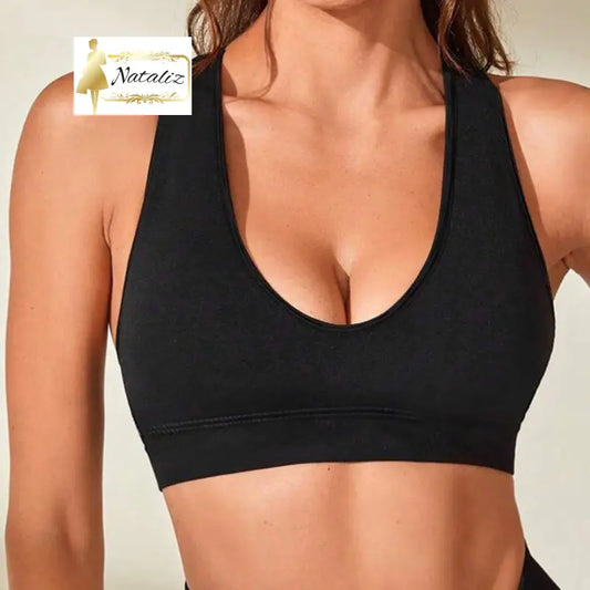 Womens Push-Up Shock-Reducing Fitness Bra Sport Tops