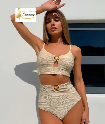 Women's Two-Piece High Rise Bikini Set Nataliz