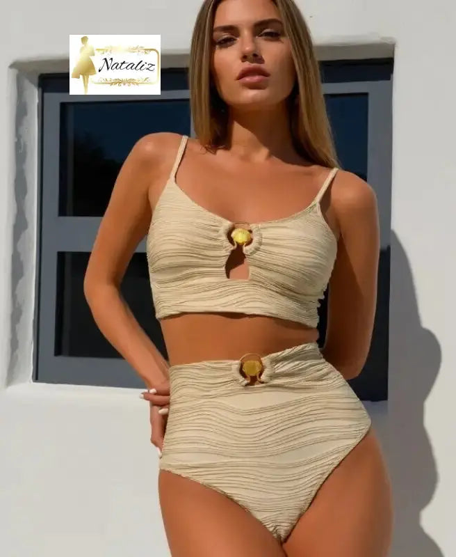 Women's Two-Piece High Rise Bikini Set Nataliz