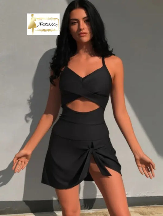 Women’s Two-piece Skirt Swimsuit Bikinis and Cover Ups